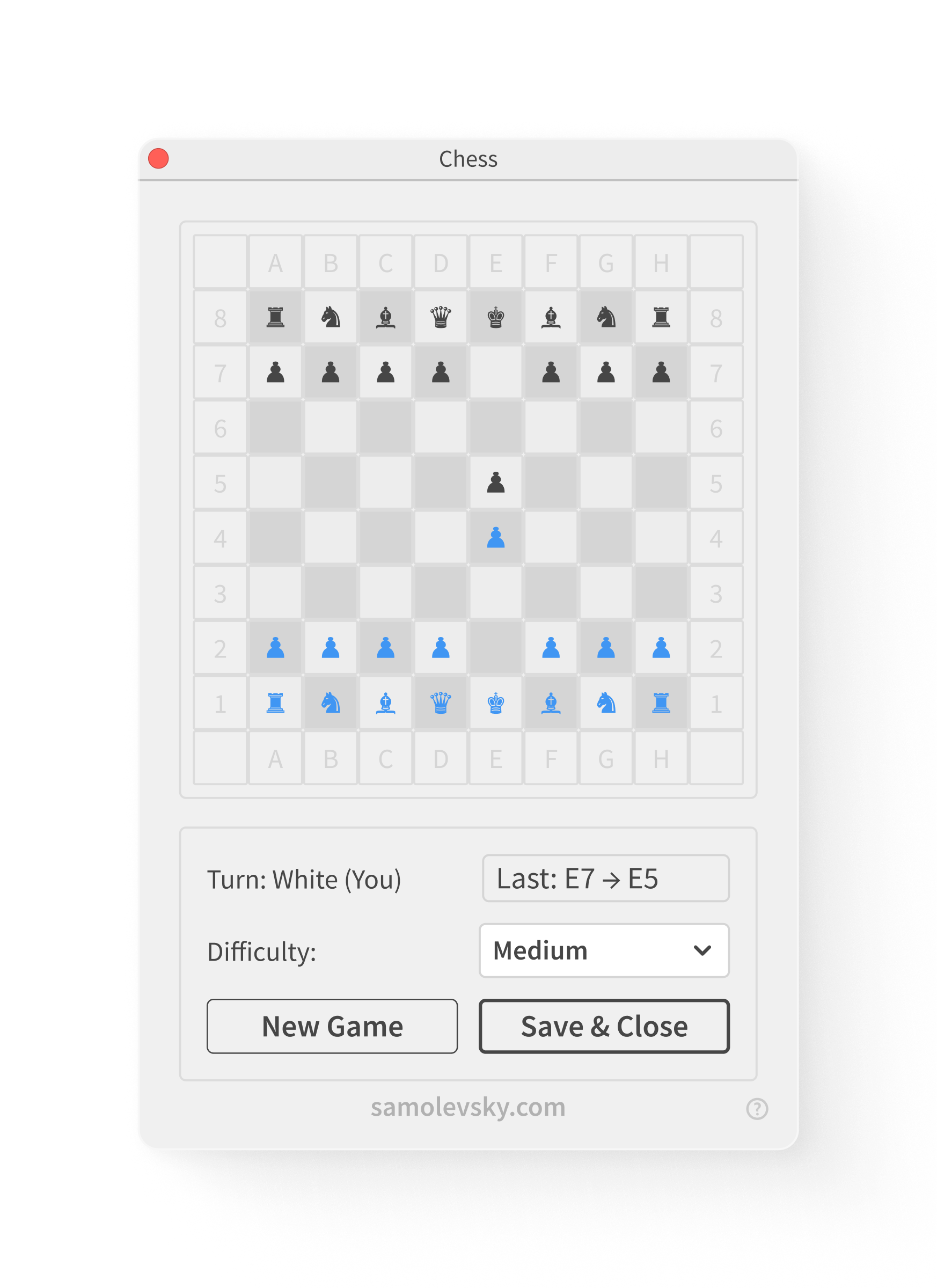 Chess Game Inside Illustrator