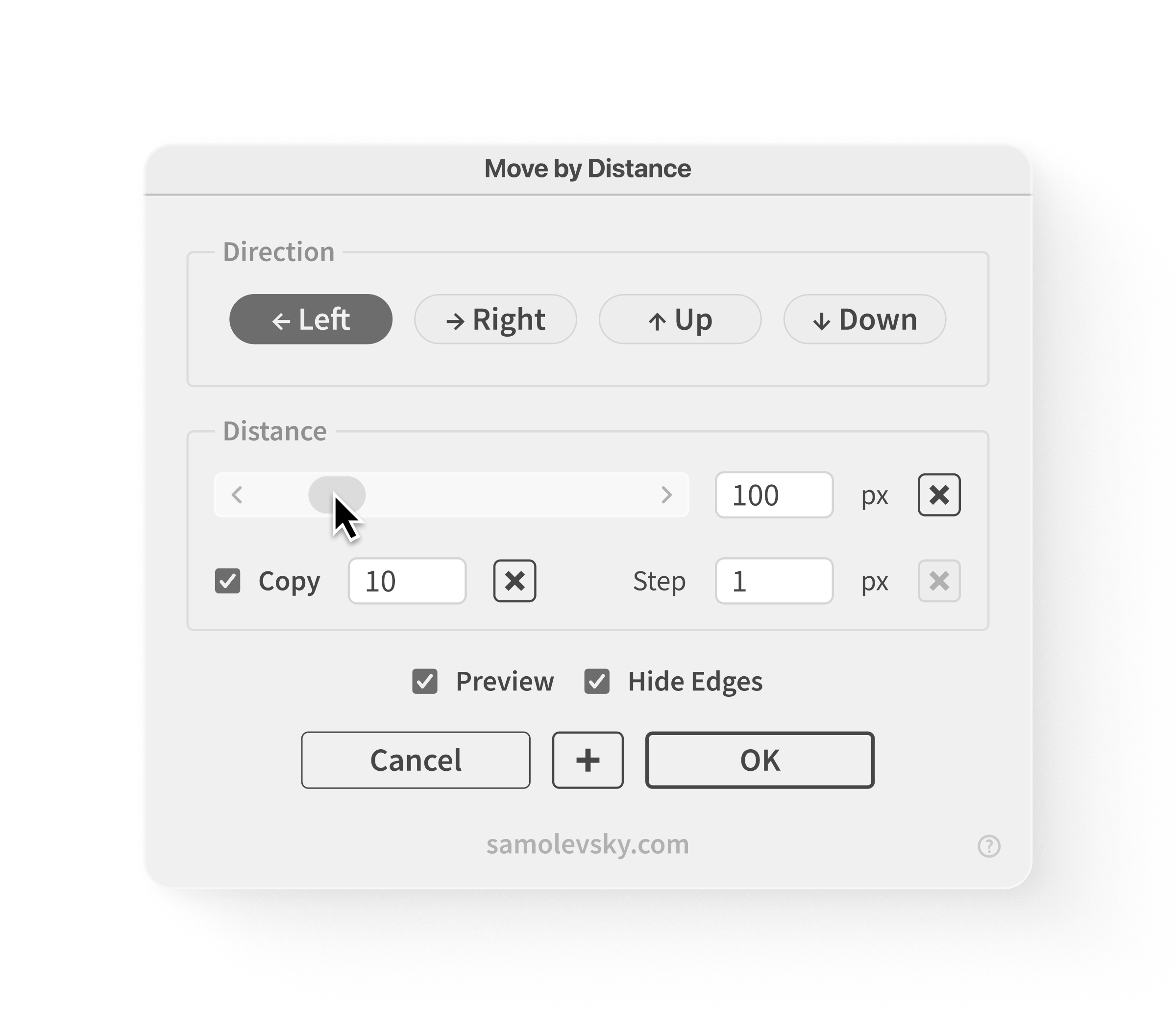 Move Objects by Precise Distance in Illustrator