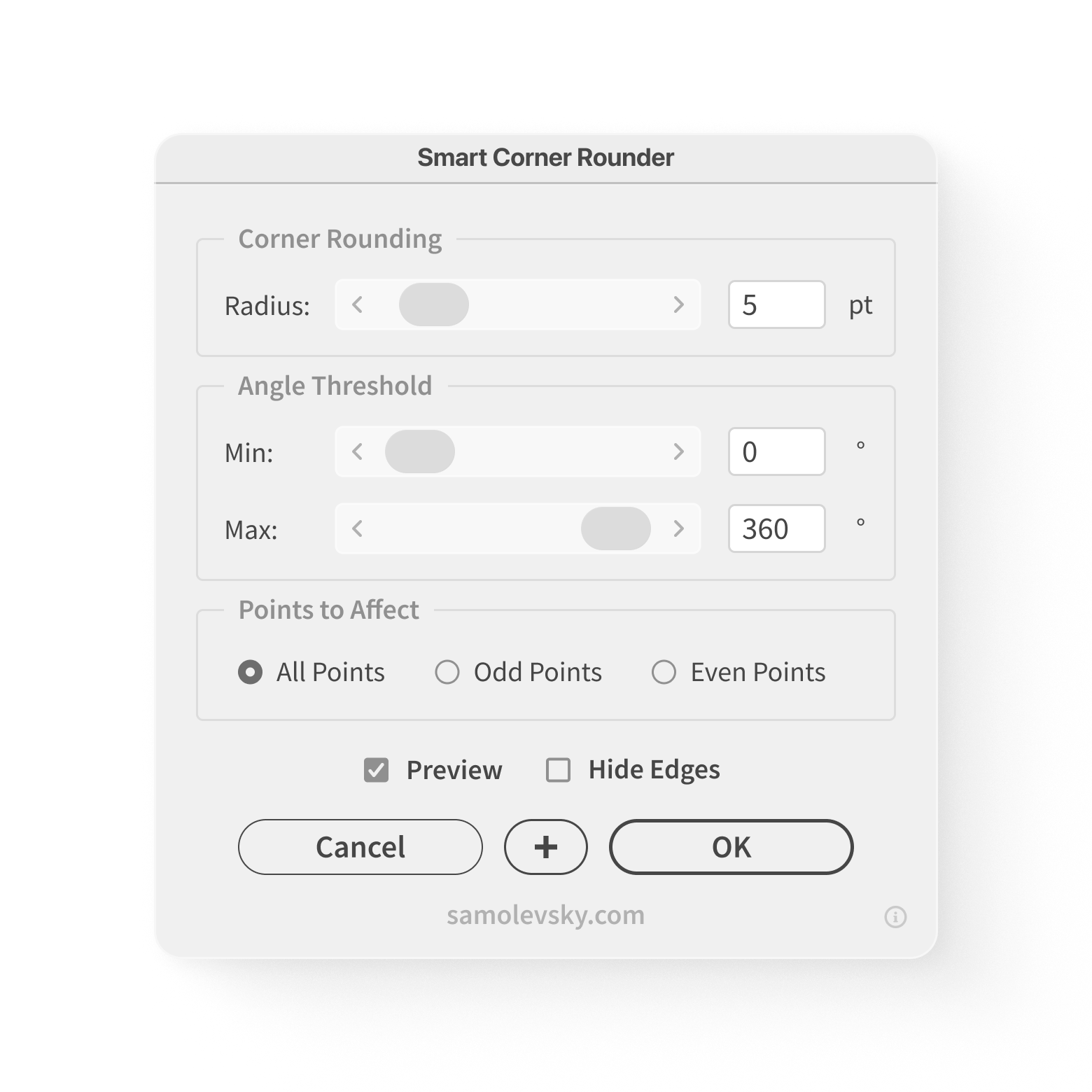 Smart Corner Rounder for Illustrator Paths