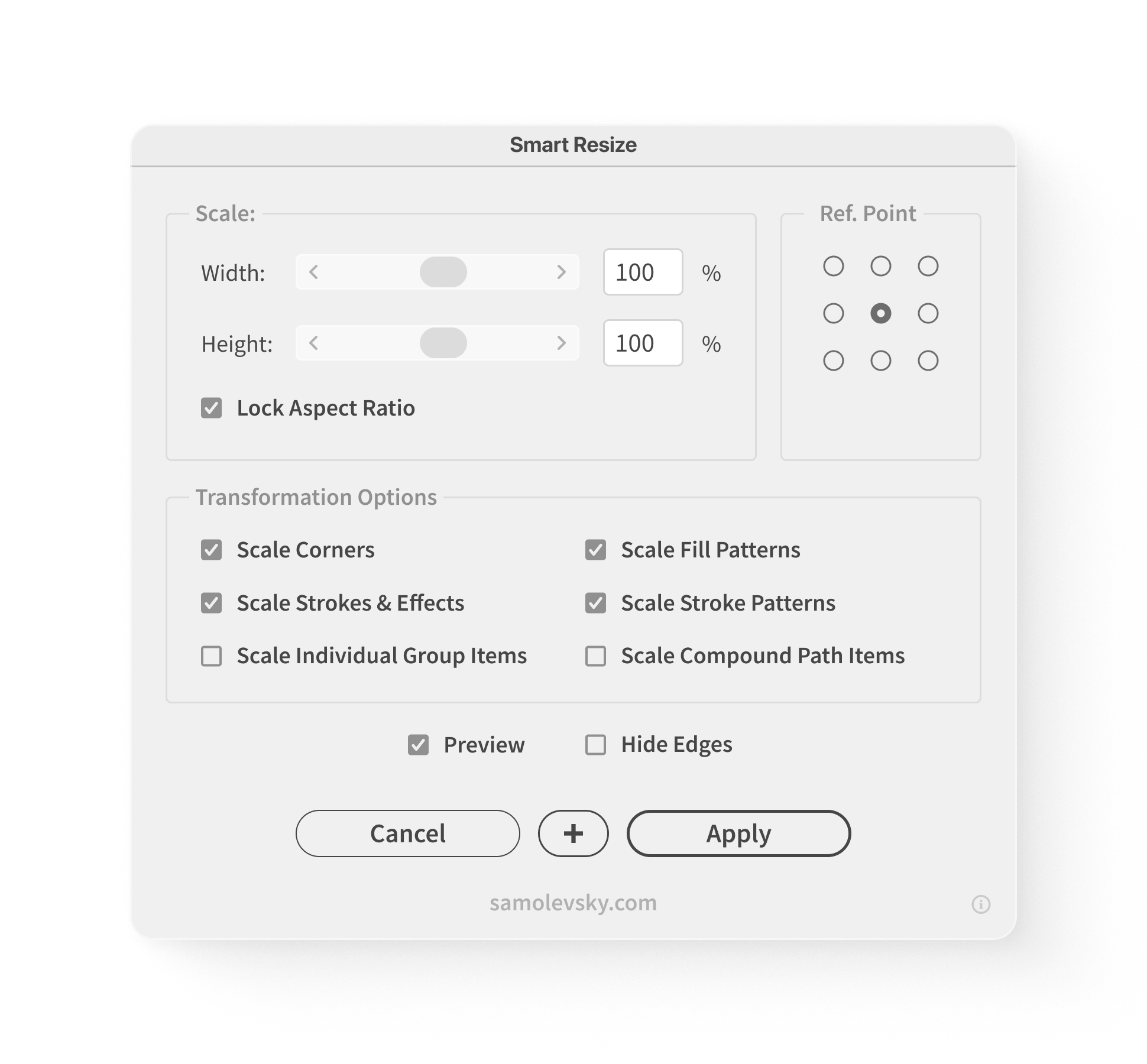 Smart Resize for Precise Scaling in Illustrator